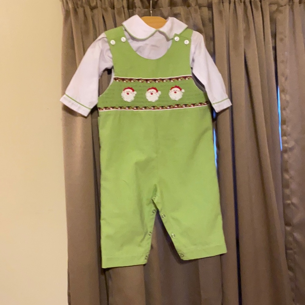 Vintage Christmas outfit for toddler